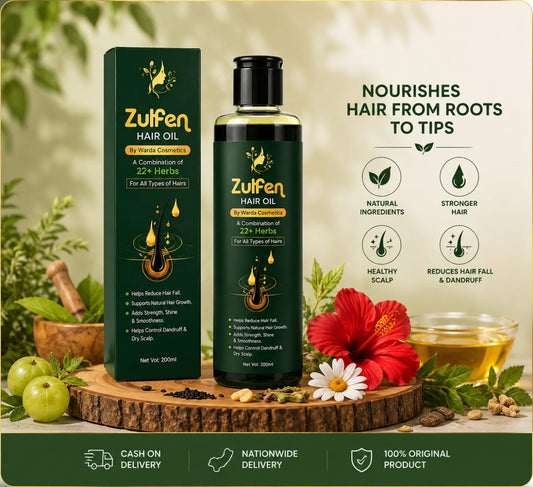 Zulfen Hair oil by Warda Cosmetics